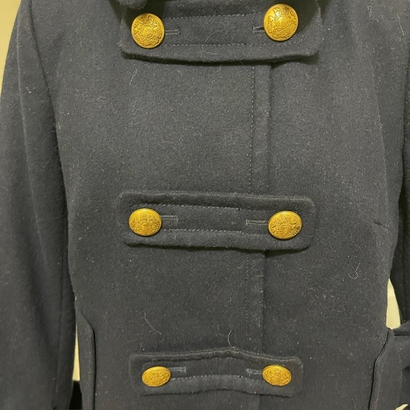 J. Crew Navy Peacoat with Gold Buttons - Picture 10 of 11